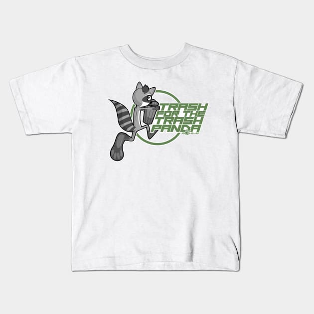 Trash for the Trash Panda Kids T-Shirt by MOULE